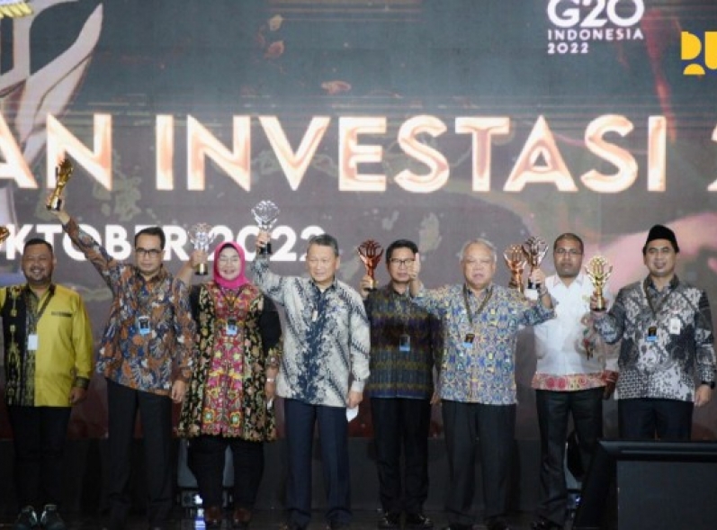 Kementerian Pupr Raih Anugerah Layanan Investasi