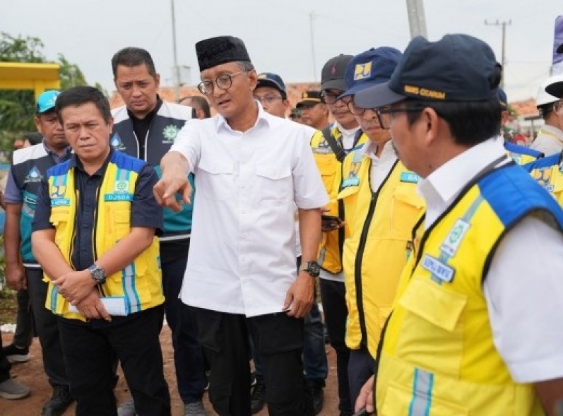 Dukung Swasembada Pangan, Menteri Dody Tinjau Rehabilitasi dan Modernisasi Jaringan Irigasi di Kabupaten Subang