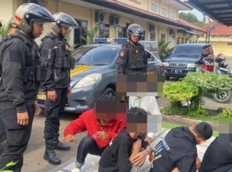 Polres Indramayu Gagalkan Tawuran Geng Motor, Amankan Enam Remaja dan Senjata Tajam