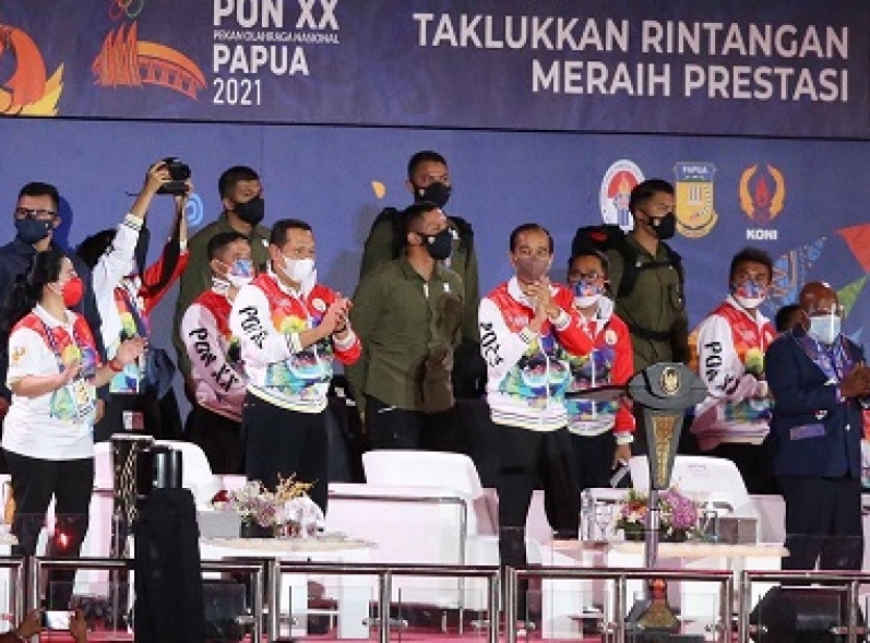 Jokowi Resmikan Pekan Olahraga Nasional (PON) XX Papua 2021