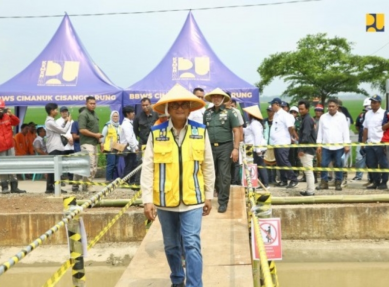 Dukung Produktivitas Pertanian, Menteri PU Soroti Keberhasilan IPHA di Indramayu Jawa Barat