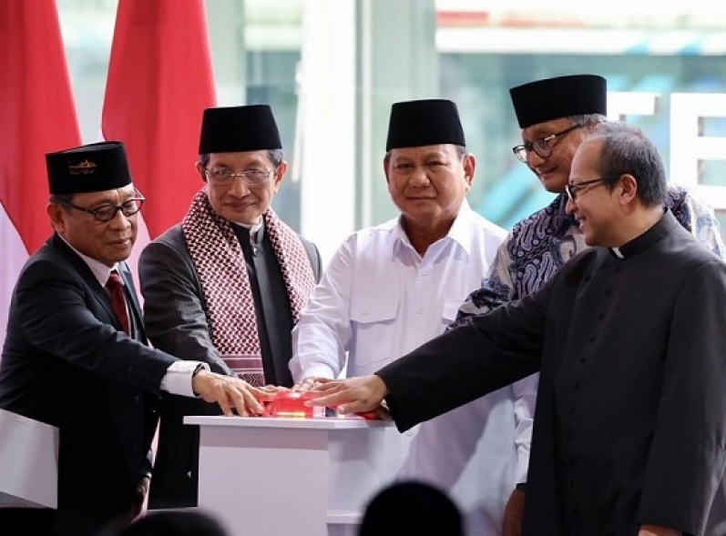 Presiden Prabowo Subianto Didampingi Menteri PU Resmikan Terowongan Silaturahim Masjid Istiqlal - Gereja Katedral