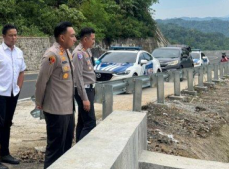 Polres Majalengka Petakan Titik Rawan Longsor di Jalur Mudik Lebaran 2025