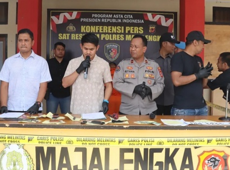 Satreskrim Polres Majalengka Tangkap Tiga Pelaku Sindikat Curanmor Antar Kota/Kabupaten di Jawa Barat